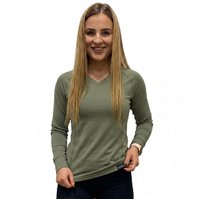 GOLF NANOT-shirt długi rękaw V .damskie